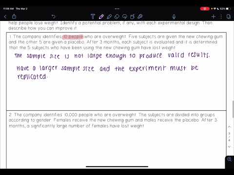 Analyzing Experimental Designs