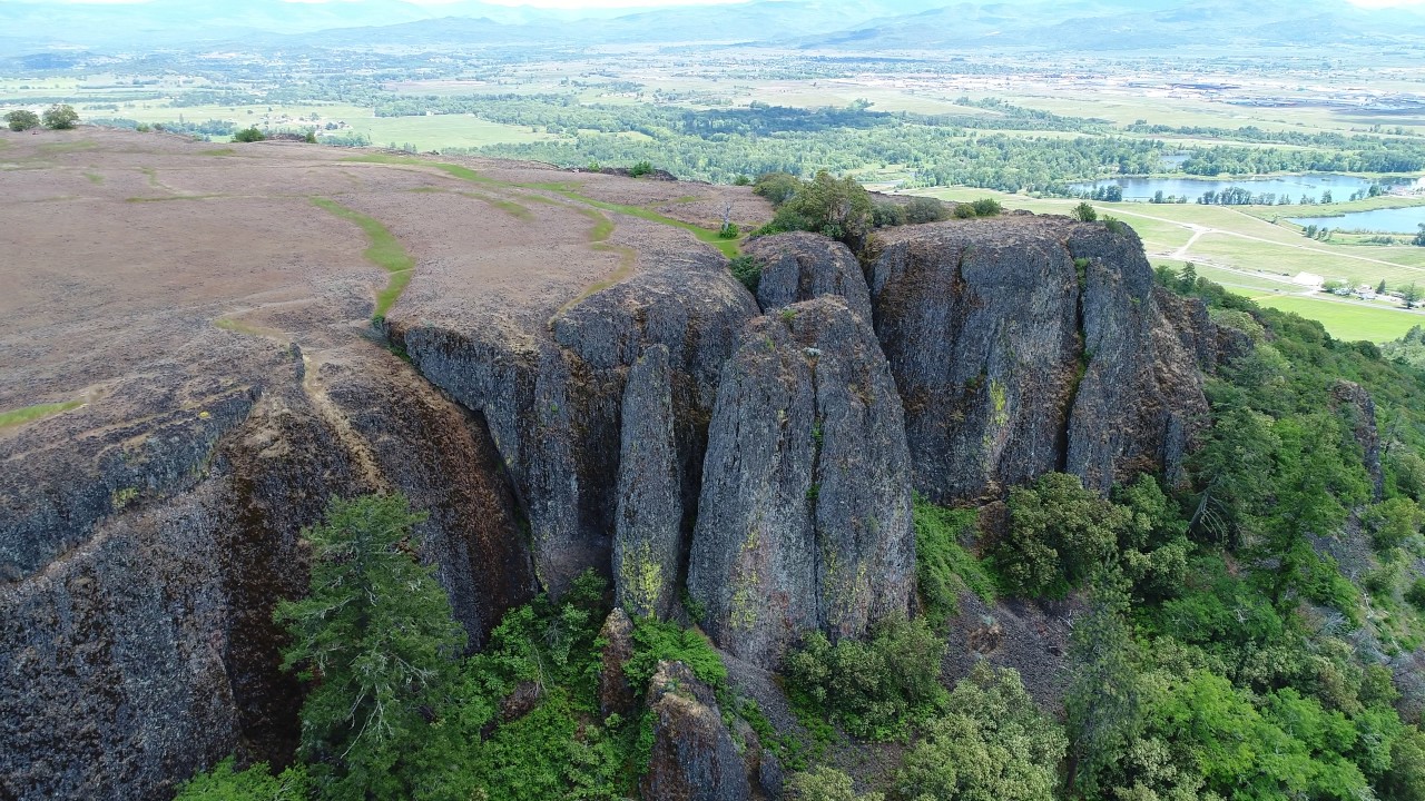 Table rock cinematography 4K drone phantom 4 Pro