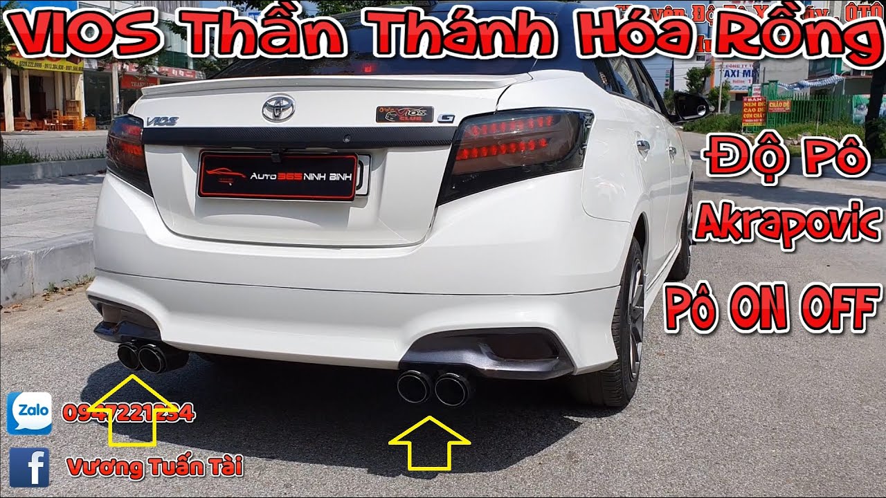 Độ body kit xe Toyota Vios 2015 mẫu ATIVUS  Nghệ Auto