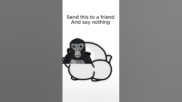 Send this to a friend and don’t say anything 🤫🤐#gorillatag #gtag #friends #saynothing #sneaky
