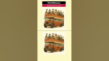 ✨ 2 Pictures, 3 Secrets! Can You Uncover Them?        #spotthedifference