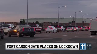 Fort Carson gates temporarily placed on lockdown after car ‘refuses to stop’