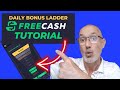 Freecash tutorial earn with the daily bonus ladder  best app 2023