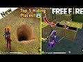 Top 5 Secret Locations Your Don't know😱//Free fire Battleground