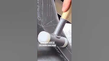 double standing seam sweep developed #standingseam #asm101 #sheetmetal