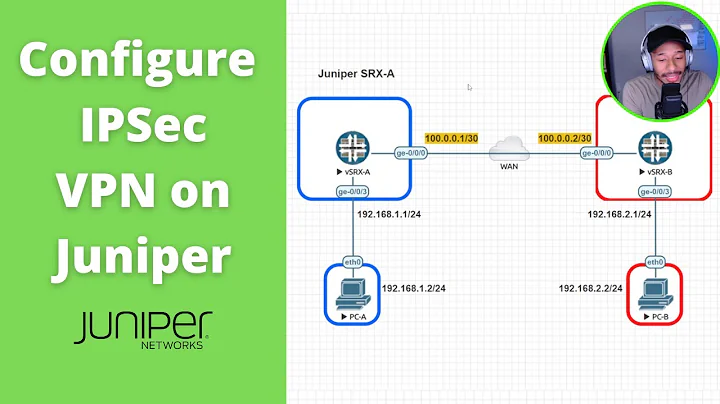 How to configure an IPSec VPN on Juniper