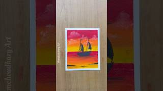 Easy And Beautiful Boat Drawing Tutorial 🚤 ✨ #art #painting #shortvideo #drawing
