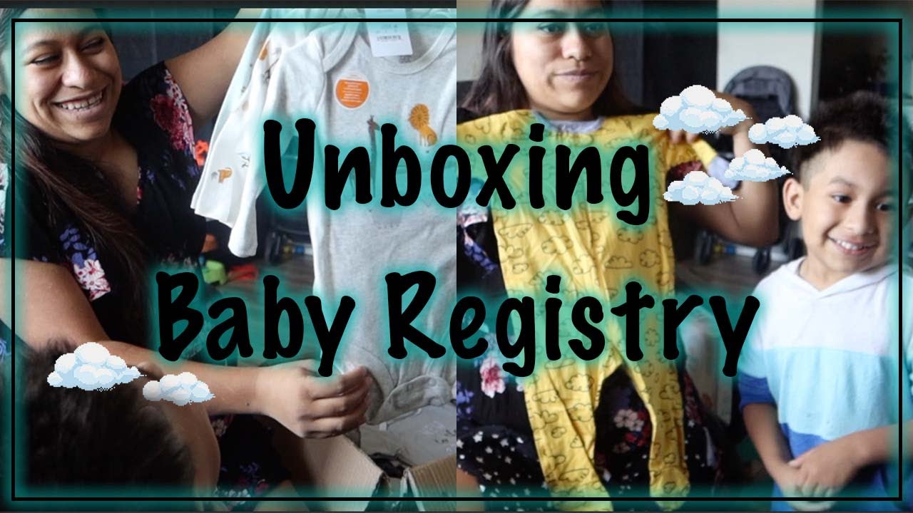 Unboxing Amazon Baby Registry | Amazon baby Essentials 2022  | Vidy G