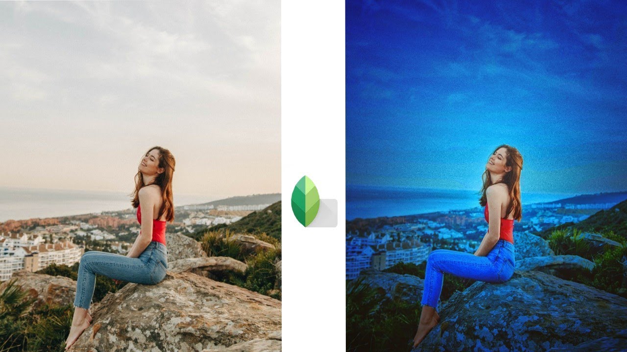 Snapseed Blue Tone Effect Editing | Snapseed Blue Sky Background In Mobile | Gopal Pictures