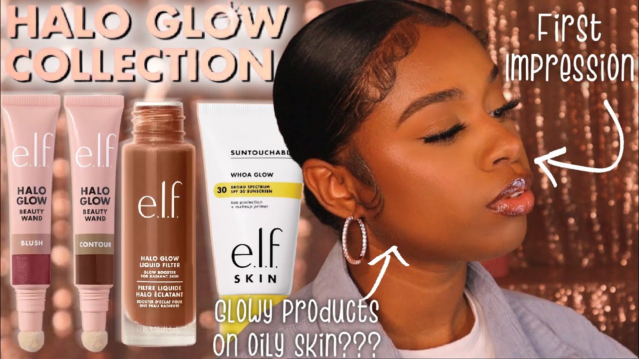 New ELF Halo Glow Beauty Wand Blush & Contour: First Impression On Oily  Skin 