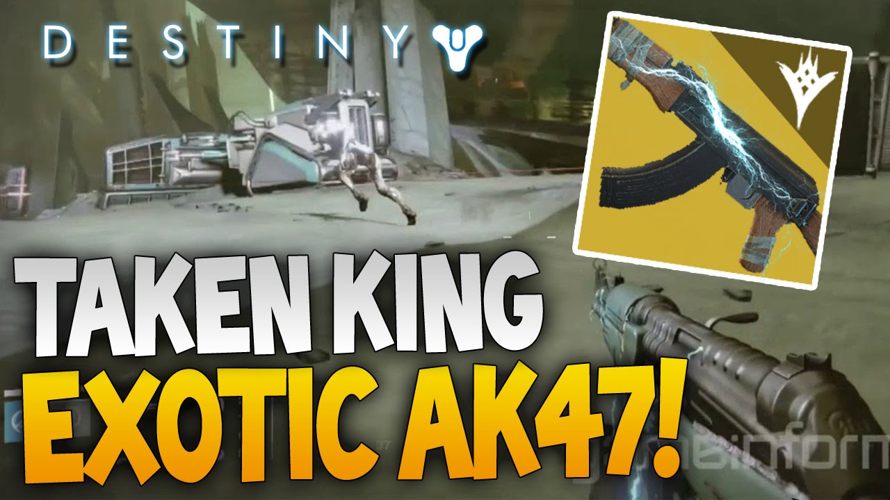 Destiny - Taken King New Exotic Arc AK47 Variant Gameplay! "Overcrank" Exotic Perk!