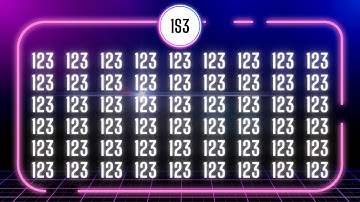 A GENIUS IQ TEST: Can You Find 1S3 In this brain teaser quiz? - Odd One Out challenge.#brainteaser