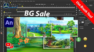 How to Use Brush Tool in Animate CC | Bg Sales | 2D Animation Hindi Tutorial | Adobe Animate Hindi