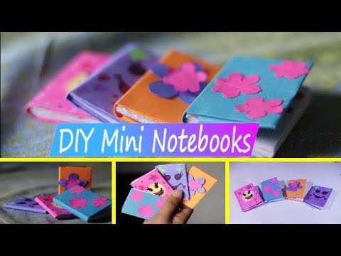 easy diy how to make mini notebook from one sheet of paper