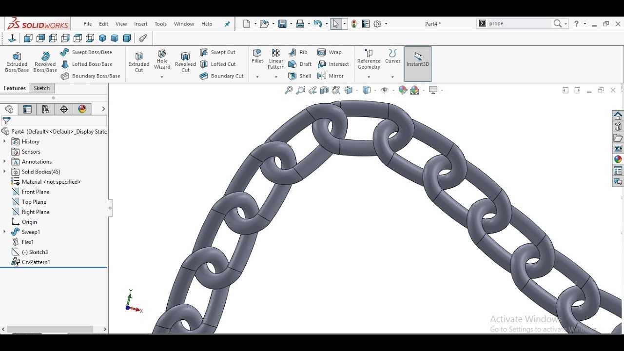 download chain in solidworks