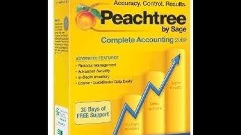 How to create a new company on Peachtree Accounting Software