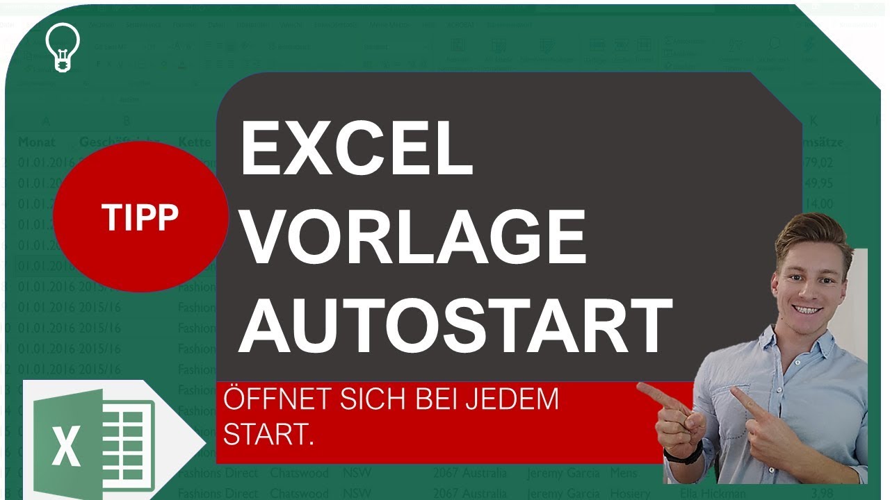 Excel Vorlage erstellen, die sich beim Start öffnet I ...