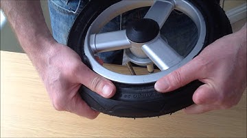 Fitting a Jane Powertwin replacement tyre and inner tube