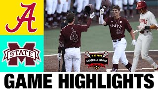 #23 Alabama vs Mississippi State Highlights G2 | NCAA Baseball Highlights | 2024 College Baseball