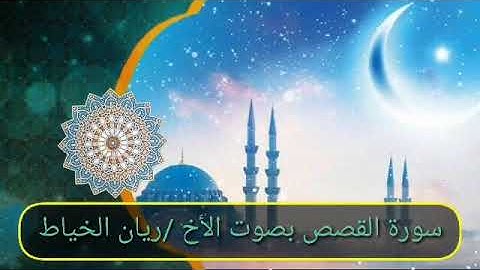 سورة القصص بصوت القارئ / ريان الخياط