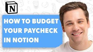 How to Budget Your Paycheck in Notion (EASY GUIDE)