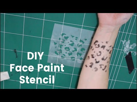 How To Make A Face Paint Stencil