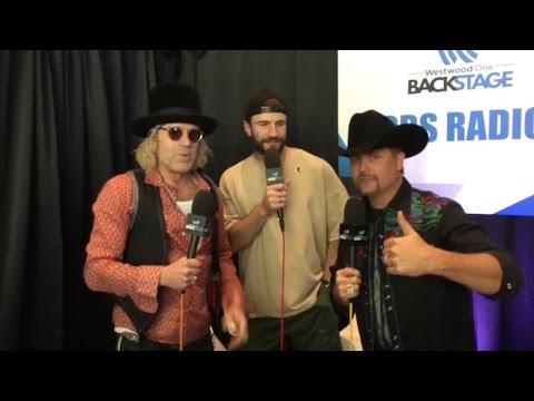 Big And Rich Backstage With Sam Hunt At The ACMs!