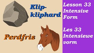 Learn Afrikaans for Beginners | Intensive form | Intensiewe vorm |  Lesson 33