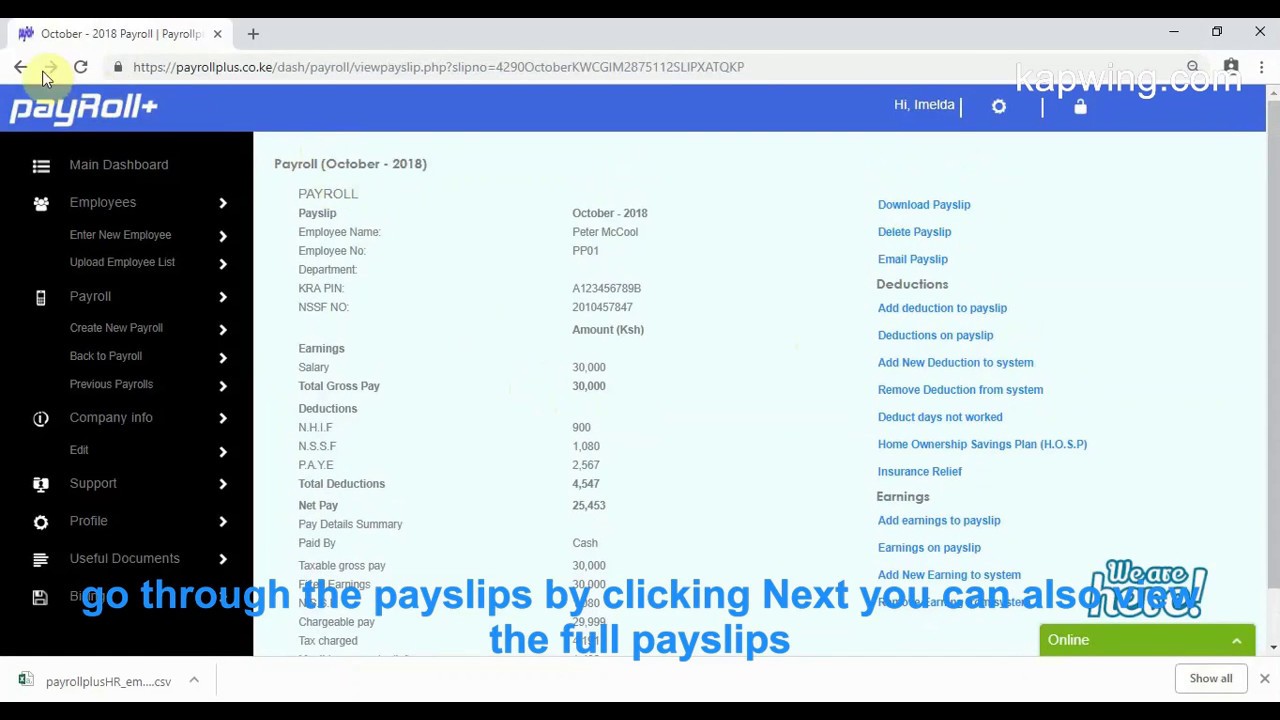 How to Upload Employees and Process Payroll - YouTube