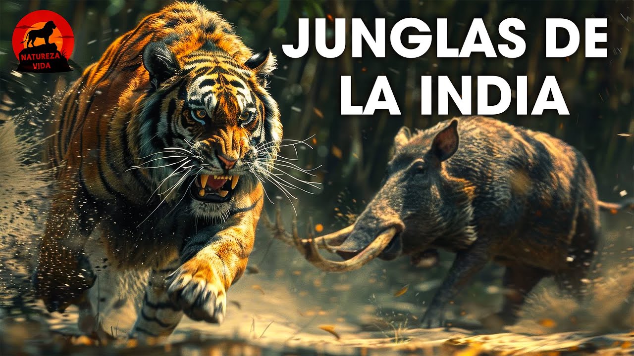 FLORESTA DENSA DA ÍNDIA | Onde a vida desafia o tempo #animaisselvagens | Natureza Vida