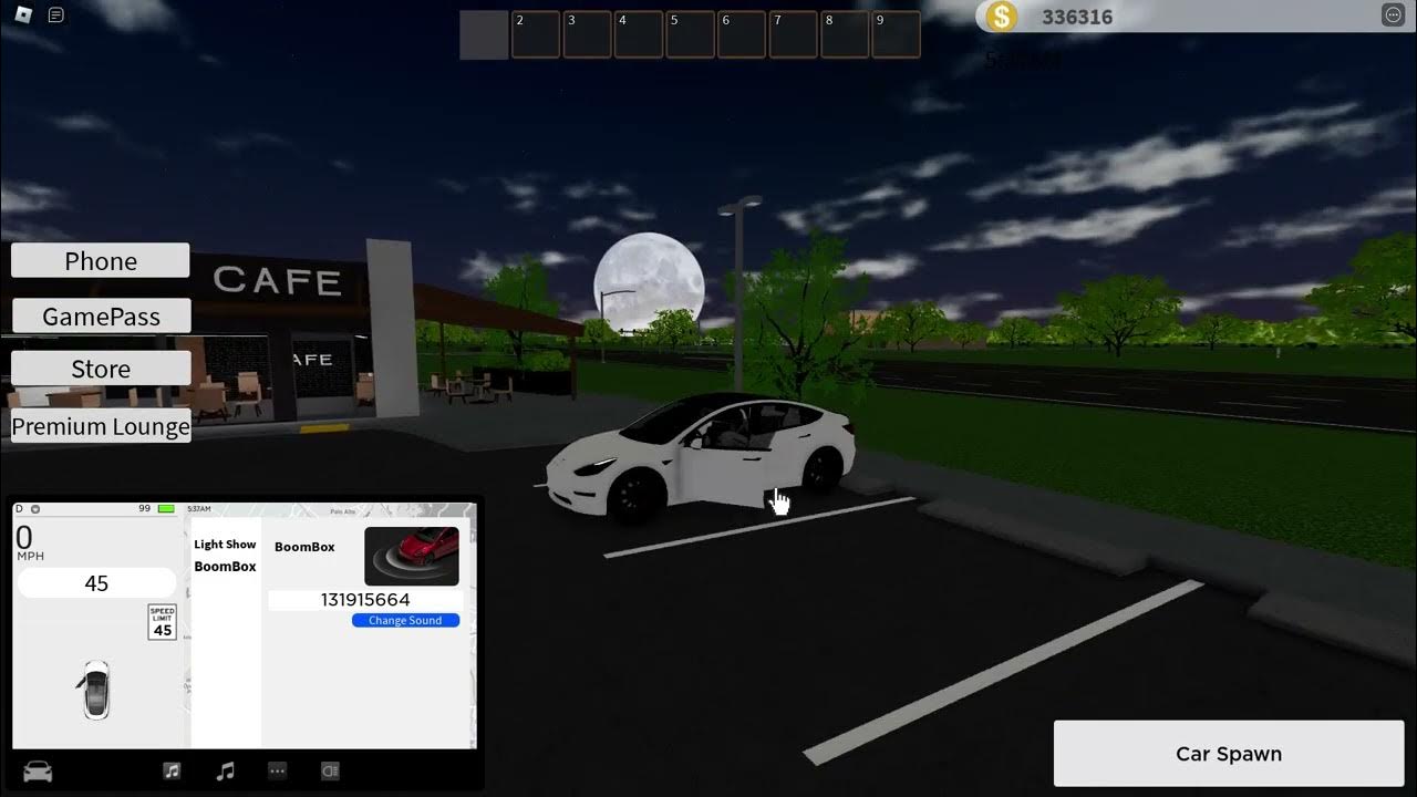 Roblox Tesla BoomBox【Autopilot Simulator / Full Self Driving】 YouTube