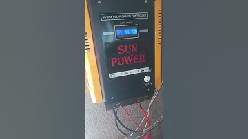 Solar charge controller sun power mppt #short | solar controller | solar charger | #shorts