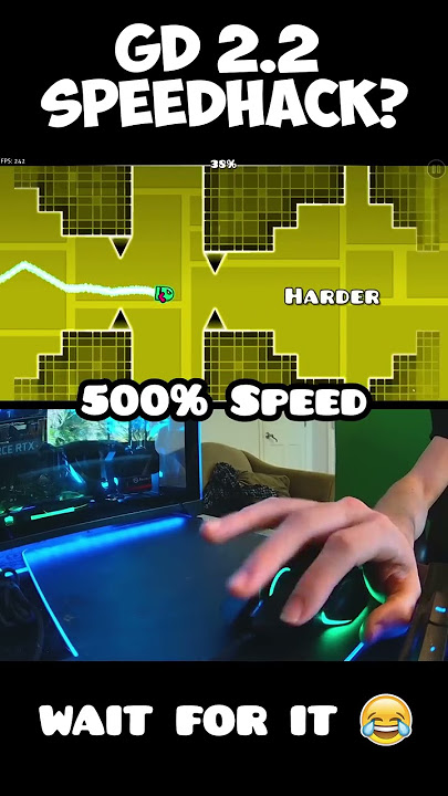 Geometry Dash 2.2 'Speedhack' Feature (Level 10😮)