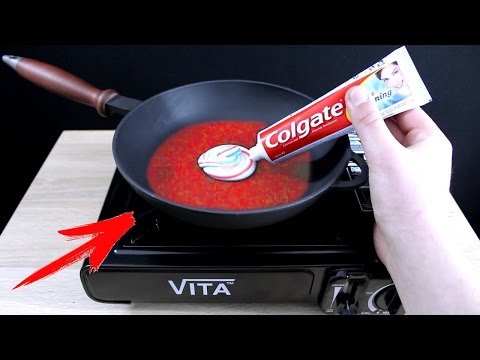 EXPERIMENT What Happen if You Drop Toothpaste into HOT PAN