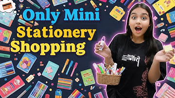 Only Mini Stationery  Shopping |#learnwithpriyanshi #stationeryshopping
