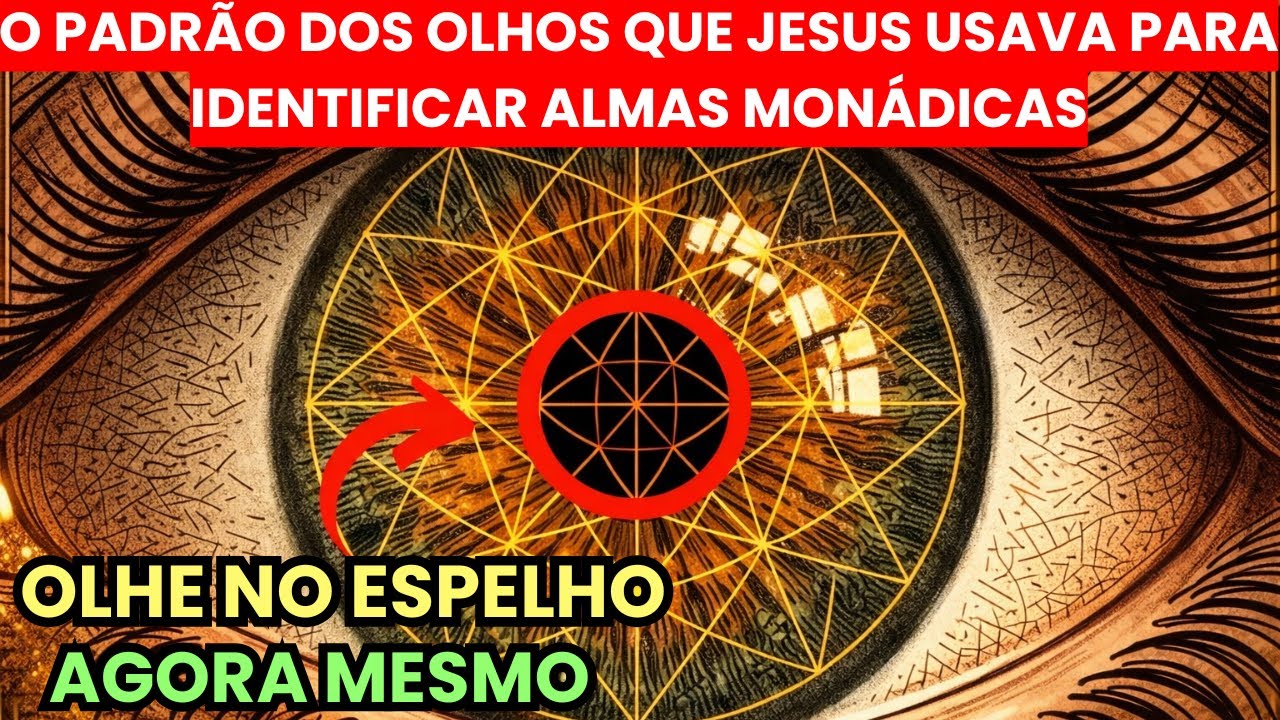 O Padrão dos Olhos Que Jesus Usava Para Identificar Almas Monádicas — Olhe no Espelho Agora Mesmo