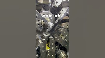 UnionSpring 3/4axis spring machine.safety hat lock spring making video.toys spring bending equipment