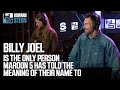 Adam Levine Revealed the Secret Behind Maroon 5’s Band Name to Billy Joel