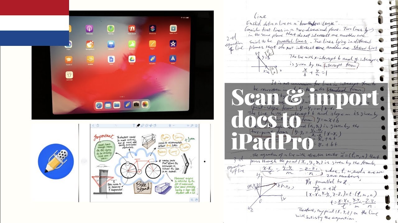 Scan & import documents to Notability before leaving Netherlands
