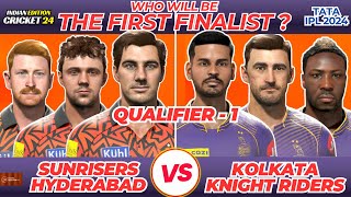 IPL 2024 Qualifier 1 | Sunrisers Hyderabad Vs Kolkata Knight Riders | Cricket24 Gameplay Live