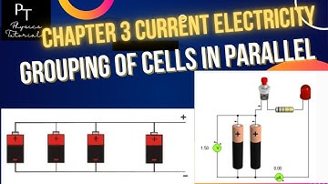 Grouping of cells in parallel|Current Electricity|Class 12 Physics lecture 20 @physicstutorials3611
