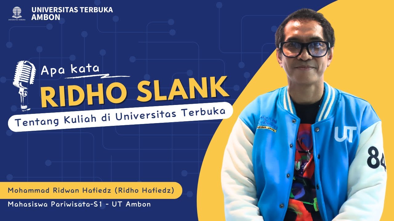 Kuliah di UT @utambontv5961 ala Ridho Slank | Testimoni - YouTube