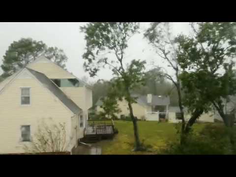 LIVE Hurricane Florence From Wilmington Nc