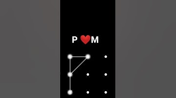 P❤M name pattern lock# screen# trending# short# video#