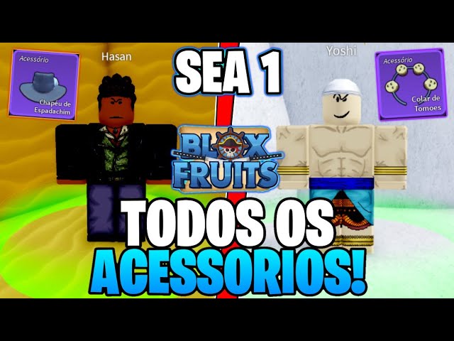 COMO PEGAR TODAS AS ESPADAS DO SEA 1 NO BLOX FRUITS 