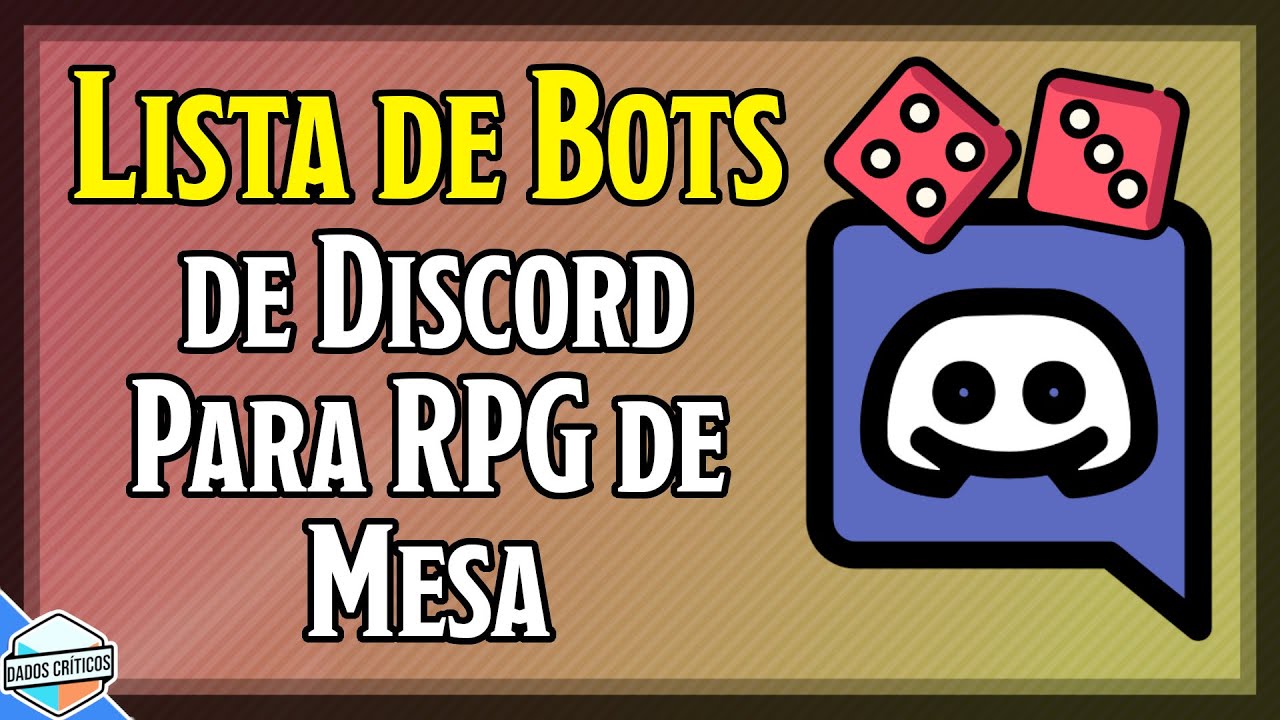 RPG DE MESA EM QUALQUER DISPOSITIVO - DISCORD