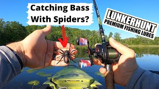 Bass LOVE The Lunkerhunt Phantom Spider!