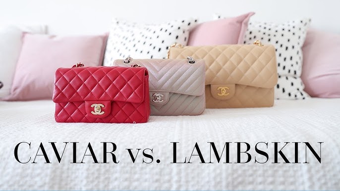 Chanel Caviar vs Lambskin Leather – Demelza's World