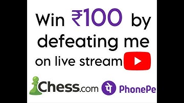 Beat Me To Win ₹100 in CHESS COM