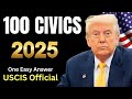 2025 random 100 civics questions and answers - U.S. citizenship interview I N400 Interview #usa